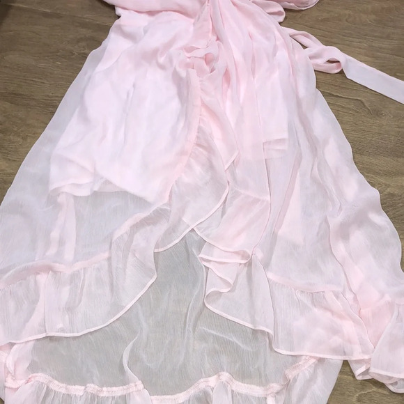 WAYF size xsmall baby pink maxi dress; new with tags - Picture 4 of 8